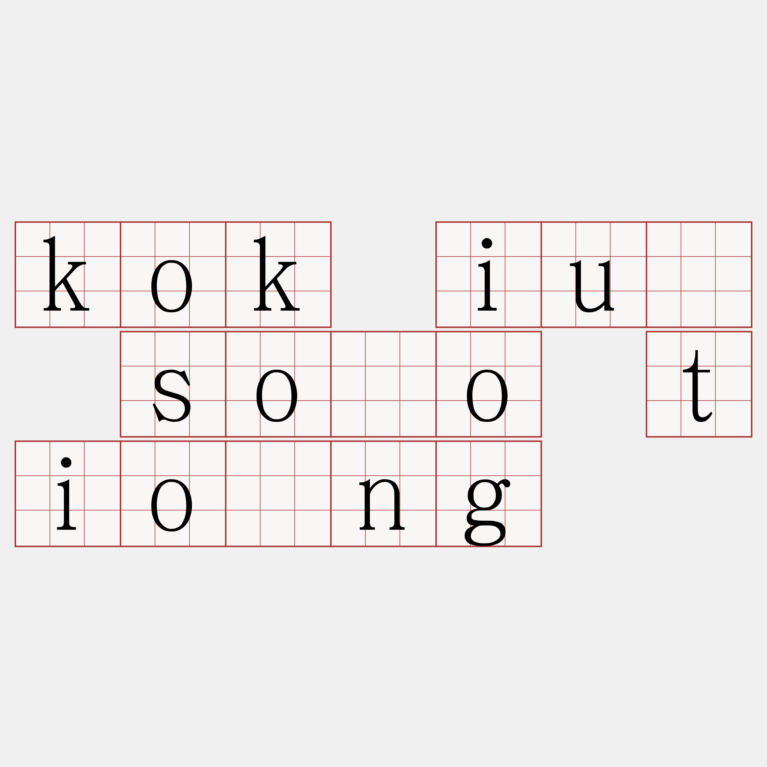 kok iú sóo tiông